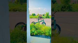 👀💨 sidhumoosewala bicycle fatbike fatbikeride cycle cyclestunt modifiedcycle tranding [upl. by Xuaegram]