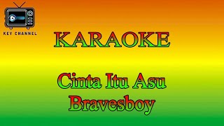 KARAOKE Reggae Cinta Itu Asu  Bravesboy [upl. by Pitchford536]