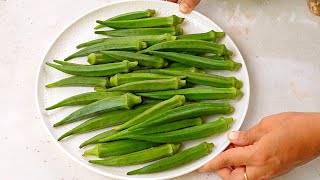 एक बार भिंडी इस तरीके से बना के देखिये तारीफ़ ही मिलेंगे  Stuffed Bhindi Masala Okra Kabitaskitchen [upl. by Eniotna]