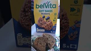 BELVITA SOFT BAKES BLUEBERRY blueberry biscuit snacks shorts treats [upl. by Salamanca]