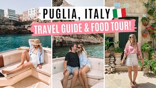 PUGLIA ITALY 🇮🇹  TRAVEL GUIDE amp FOOD TOUR  Polignano a Mare Monopoli Alberobello Bari  VLOG [upl. by Sahcnip365]