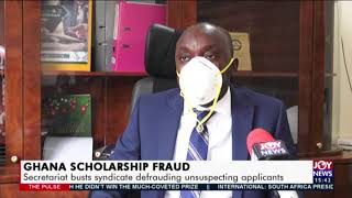 Ghana Scholarship Fraud Secretariat busts syndicate defrauding unsuspecting applicants 31820 [upl. by Nimref]