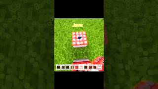 Minecraft  Java vs Bedrock TNT Hacks👽💀 [upl. by Enimzaj]