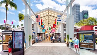 BAYSIDE BOARDWALK MIAMI FLORIDABAYSIDE MARKETPLACE DOWNTOWN MIAMI FLORIDA [upl. by Eva]