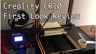 Creality CR10 3d printer first look review [upl. by Miculek]