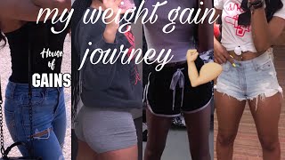 MY WEIGHT GAIN JOURNEY 97LBS to 117LBS  Madison [upl. by Yerfdog470]