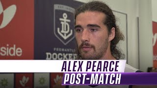 We stood up down back  Alex Pearce postmatch Rd 4 v West Coast [upl. by Nnaeoj]