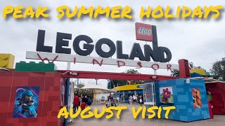 Peak Summer Holidays at Legoland Windsor  What are the Crowds like [upl. by Yank]