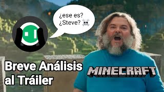 LO BUENO amp LO MALO Breve Análisis al Trailer de la Película de Minecraft [upl. by Norvell535]