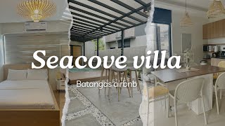 Airbnb in Batangas  Seacove Villa  Travel Collab ❤️  Nathalie Beatrix [upl. by Eiboh]