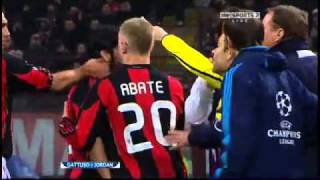 Gattuso vs Joe Jordan  Flamini horror tackle [upl. by Ellek]