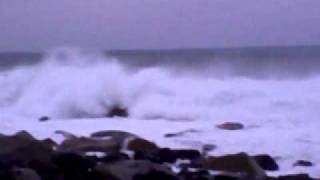 huge 6 meter swell waves pound brakewater [upl. by Ansilma]