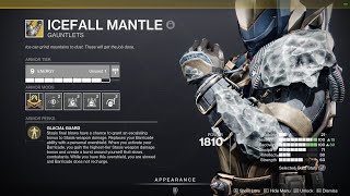 Icefall Mantles shield is pretty cool [upl. by Thgiwd]