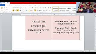 Types of Risk [upl. by Earazed960]