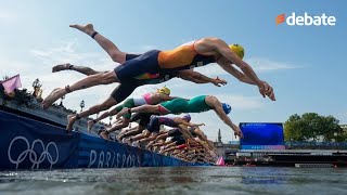 París 2024 Reportan vómitos y malestares en atletas tras llevarse a cabo el Triatlón en el Río Sena [upl. by Duwalt]