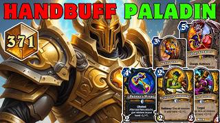 Destroying High Legend ► Best Handbuff Paladin Deck to Climb Legend ► Hearthstone Standard 3062 [upl. by Ahtelahs]