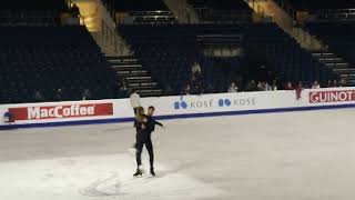 Gabriella Papadakis  Guillaume Cizeron Gala practice European championship 2019 [upl. by Knah]