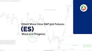 Elliott Wave View SampP 500 Futures ES Wave 5 In Progress [upl. by Pergrim636]