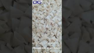 Wheat corn cone bugle which snack food pellet sheet strip fried extruded food making machine [upl. by Ayihsa201]