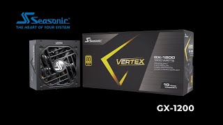 Seasonic Vertex GX1200 unboxing [upl. by Libove162]