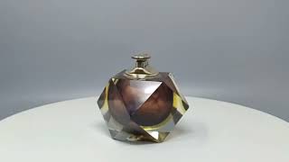 1960s Stunning Table Lighter in Murano Sommerso Glass By Flavio Poli for Seguso [upl. by Atinek]