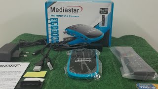 MediaStar MS1616 Forever CA H265 Digital Satellite Receiver l DLNA l 3G l 2x IR l 2xUSB l English [upl. by Longan501]