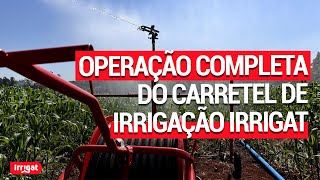 Operação completa do carretel de irrigação Irrigat [upl. by Marchese848]