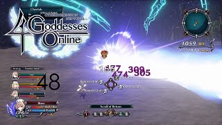 Lets Play Cyberdimension Neptunia 4 Goddesses Online Part 48 Jetzt geht es ins Chrono Wasteland [upl. by Langsdon524]