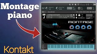 MONTAGE PIANO  PARA KONTAKT GRÁTIS  Música e inovação [upl. by Tada]