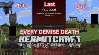 Every DEATH In Hermitcraft Season 10 DEMISE In Order [upl. by Rotberg]