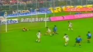 Serie A 19951996 day 06 Atalanta  Inter 11 JHerrera og Morfeo [upl. by Murat]