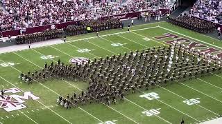 Fightin’ Texas Aggie Band Halftime  4 Way Cross  111823 [upl. by Tiffanle]