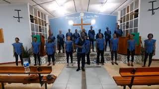 okahandja youth choir doing somlandela Jesu composed by Gerson Phiri conducted by G Phiri enjoy [upl. by Ahsemak]