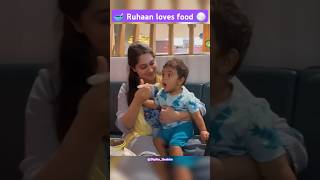 Ruhaan loves food❤ dipikakakar shoaibibrahim baby love food dipikakiduniya shopping minivlog [upl. by Noelani]