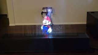 Super Mario Hologram Fog Screen Projection Using Water Vapor [upl. by Valina]