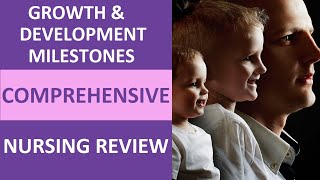 Growth amp Development Milestones and Stages COMPREHENSIVE Pediatric Nursing NCLEX Review [upl. by Sitoeht538]