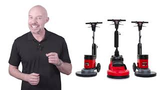 Victor Cordless Floor Buffers and Polishers  Battery Floorcare Machines [upl. by Zakaria316]