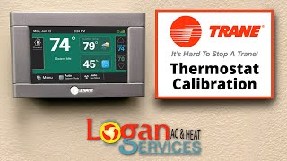 Trane Thermostat Calibration [upl. by Malti]