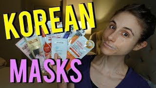 Korean Masks review Dr Dray [upl. by Adnarahs]