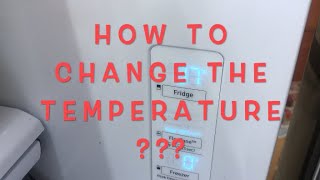 Samsung Fridge How to Change the Temperature [upl. by Damahom]