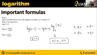 One shot video for Logarithms XGMT 2024 xgmt ximb shamstabrej cat2024 nmat2024 [upl. by Freda144]