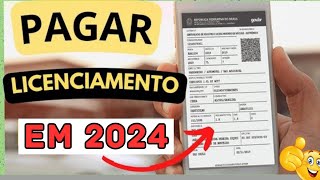 COMO GERAR O BOLETO DE LICENCIAMENTO DO SEU VEÍCULO EM 2024 [upl. by Milas]